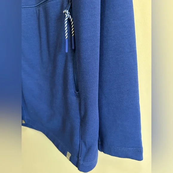 Talbots Royal Blue Zip-Front Bomber Jacket - Picture 7 of 14